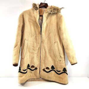 Hudson Bay Northern Parks Inuit Igloo Motif 1960s Wool